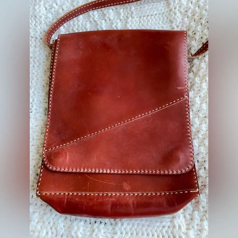 Handcrafted Leather Messenger Bag